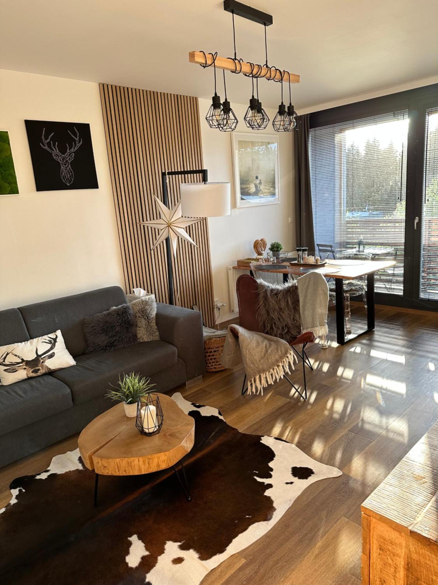 U Jelena Harrachov - Rodinny Apartman U Lesa S Garazi エクステリア 写真